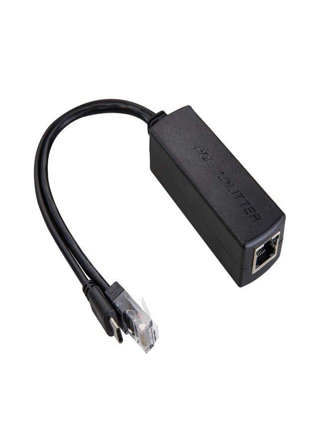 UCTRONICS PoE Splitter USB-C 5V - Active PoE to USB-C Adapter, IEEE 802.3af Compliant for Raspberry Pi 4, Google WiFi, Security Cameras, and More - Image 1